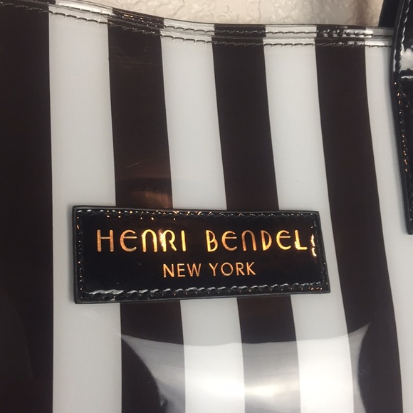 henri bendel Handbags - Henri Bendel New York Stripe PVC Tote